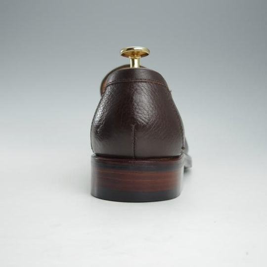 極美品★(スペイン製)YANKO/ヤンコ SIZE 7【★グッドイヤーウェルテッド製法/コインローファー】14802/グレインレザー/濃茶/メンズ★i339