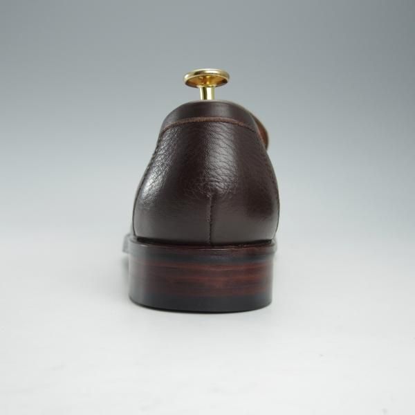 極美品★(スペイン製)YANKO/ヤンコ SIZE 7【★グッドイヤーウェルテッド製法/コインローファー】14802/グレインレザー/濃茶/メンズ★i339