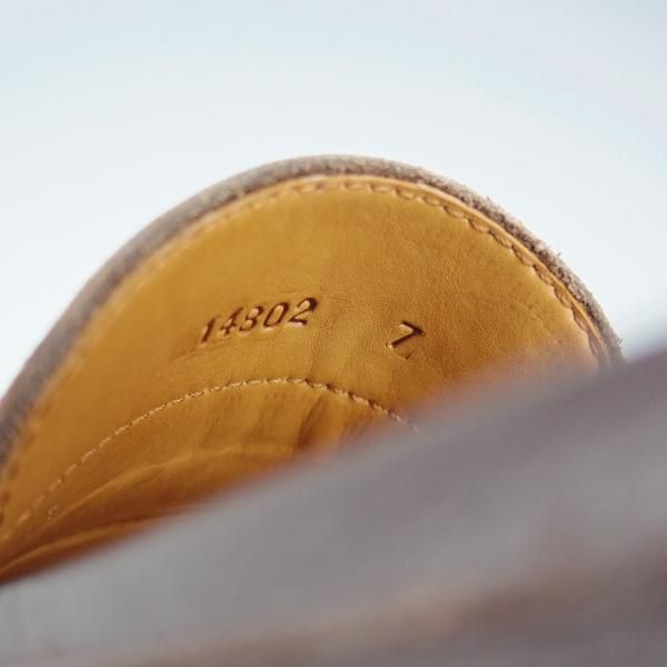 極美品★(スペイン製)YANKO/ヤンコ SIZE 7【★グッドイヤーウェルテッド製法/コインローファー】14802/グレインレザー/濃茶/メンズ★i339