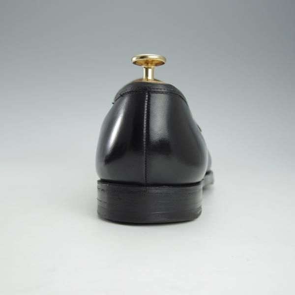 極上★クロケット&ジョーンズ 7.5E【定価￥83,600-★ビームスF別注/MAINE】376ラスト/コインローファー/黒/BEAMS/Crockett&Jones★i340