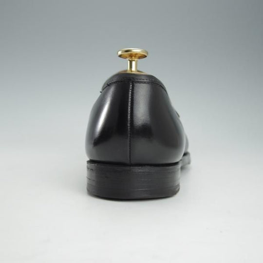 極上★クロケット&ジョーンズ 7.5E【定価￥83,600-★ビームスF別注/MAINE】376ラスト/コインローファー/黒/BEAMS/Crockett&Jones★i340