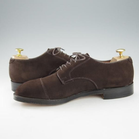 未使用★オールデン 8D【定価10万円程度★ブルックスブラザーズ別注/02059】ストレートチップ/スエード/BROOKS BROTHERS/Alden★i342