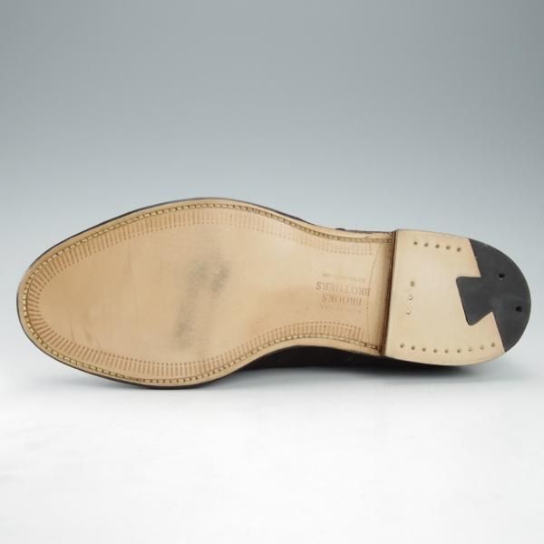 未使用★オールデン 8D【定価10万円程度★ブルックスブラザーズ別注/02059】ストレートチップ/スエード/BROOKS BROTHERS/Alden★i342