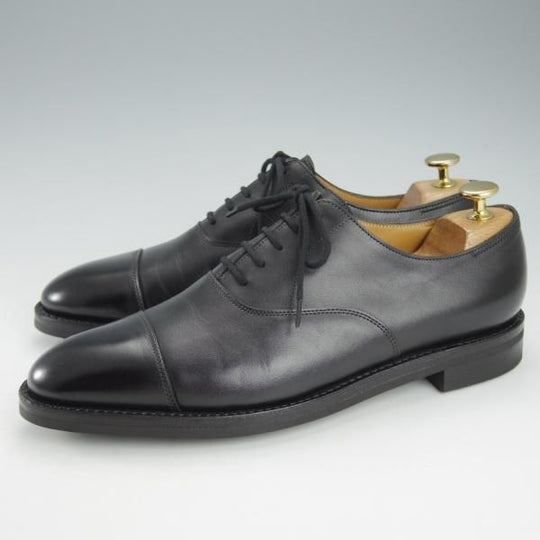 極美品★ジョンロブ 6.5E【定価￥195,800-★アクアカーフ仕様のシティ2/CITY/7000ラスト】ストレートチップ/黒/JOHN LOBB★i344
