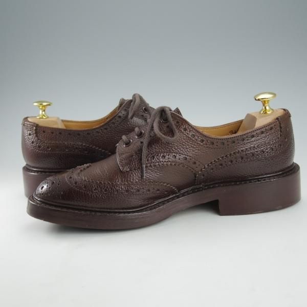 極上★トリッカーズ SIZE 6.5【定価￥90,200-★BOURTON/バートン】M5633/グレインレザー/濃茶/カントリーシューズ/短靴/Tricker's★i345