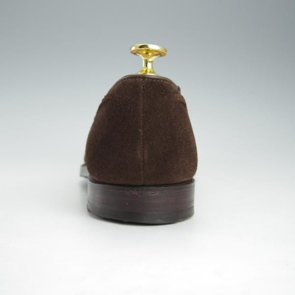 極上★クロケット&ジョーンズ 6E【定価￥75,900-★CAVENDISH 3/ビームスF別注】タッセルローファー/スエード/濃茶/Crockett&Jones★i347