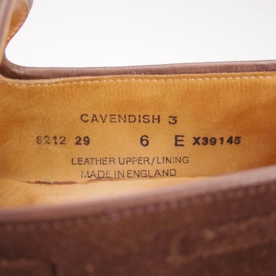 極上★クロケット&ジョーンズ 6E【定価￥75,900-★CAVENDISH 3/ビームスF別注】タッセルローファー/スエード/濃茶/Crockett&Jones★i347