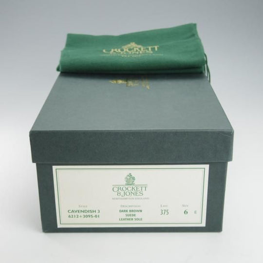 極上★クロケット&ジョーンズ 6E【定価￥75,900-★CAVENDISH 3/ビームスF別注】タッセルローファー/スエード/濃茶/Crockett&Jones★i347
