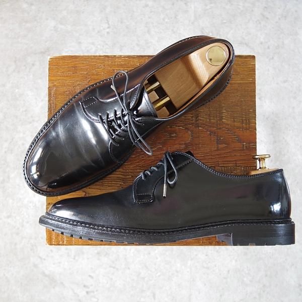 ★オールデン 8E【同系モデル定価￥171,600-★コードバン仕様/9901C】バリーラスト/プレーントゥ/黒/メンズ/Alden★i348