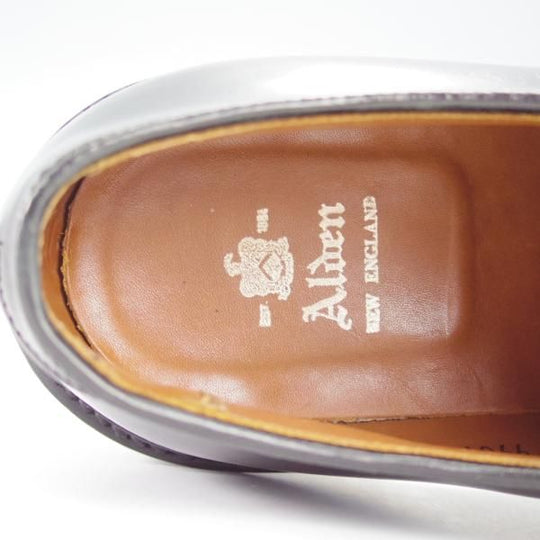 ★オールデン 8E【同系モデル定価￥171,600-★コードバン仕様/9901C】バリーラスト/プレーントゥ/黒/メンズ/Alden★i348