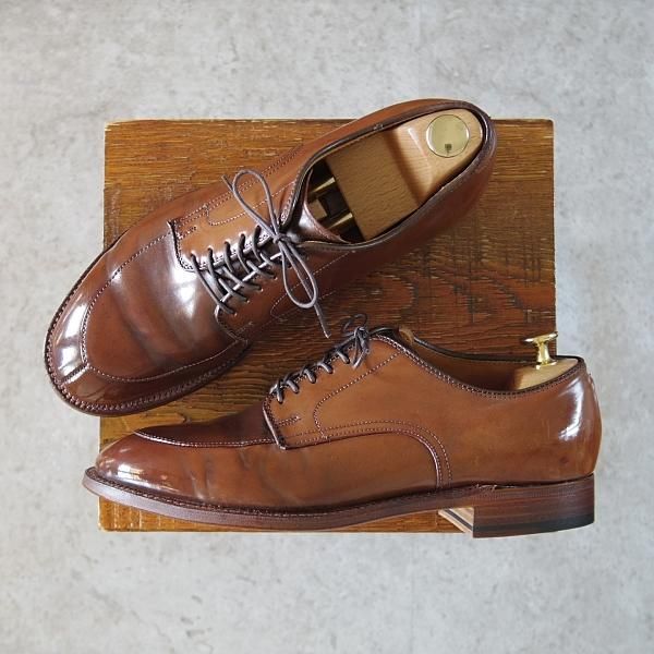 ★オールデン 6.5D【限定色★ダークブラウン/コードバン/125周年記念モデル】茶/54951/モディファイドラスト/Vチップ/Alden★i350