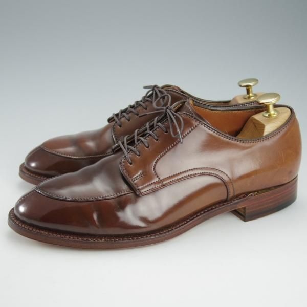 ★オールデン 6.5D【限定色★ダークブラウン/コードバン/125周年記念モデル】茶/54951/モディファイドラスト/Vチップ/Alden★i350