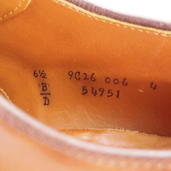 ★オールデン 6.5D【限定色★ダークブラウン/コードバン/125周年記念モデル】茶/54951/モディファイドラスト/Vチップ/Alden★i350