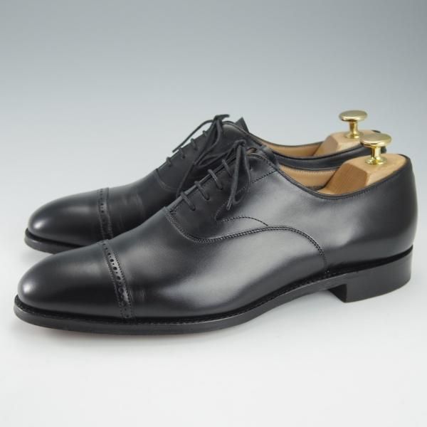 チーニー 7.5E【パンチドキャップトゥ/カーフ/黒】 | 高級中古革靴の