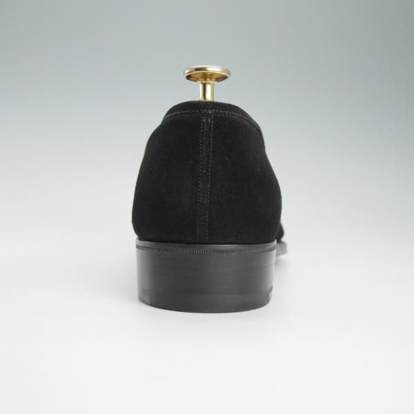 ほぼ試着程度★(英)ガジアーノ&ガーリング 7E【モデル定価￥242,000-★ANTIBES/アンティーブス】ローファー/黒/GAZIANO&GIRLING★i353