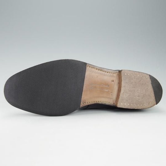 極上★チャーチ 85E/UK8.5【旧チャーチ★73ラスト/ブックバインダーカーフ】3都市ロゴ/モンクストラップ/黒/メンズ/Church's★i355