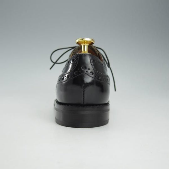 極美品★チャーチ(レディース) SIZE 35【定価￥155,100-★バーウッド/BURWOOD WG】ポリッシュドバインダーカーフ/黒/Church's★i362
