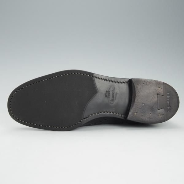 極美品★チャーチ(レディース) SIZE 35【定価￥155,100-★バーウッド/BURWOOD WG】ポリッシュドバインダーカーフ/黒/Church's★i362