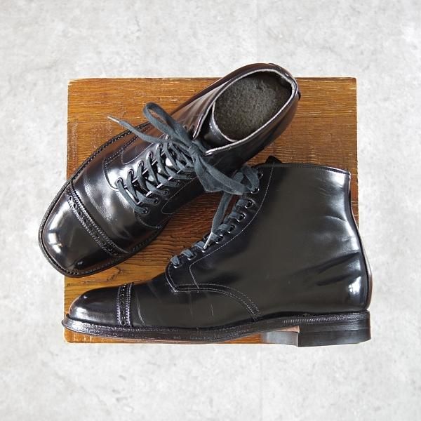 オールデン 86006 レースアップブーツ黒7.5 中古・古着通販】Alden