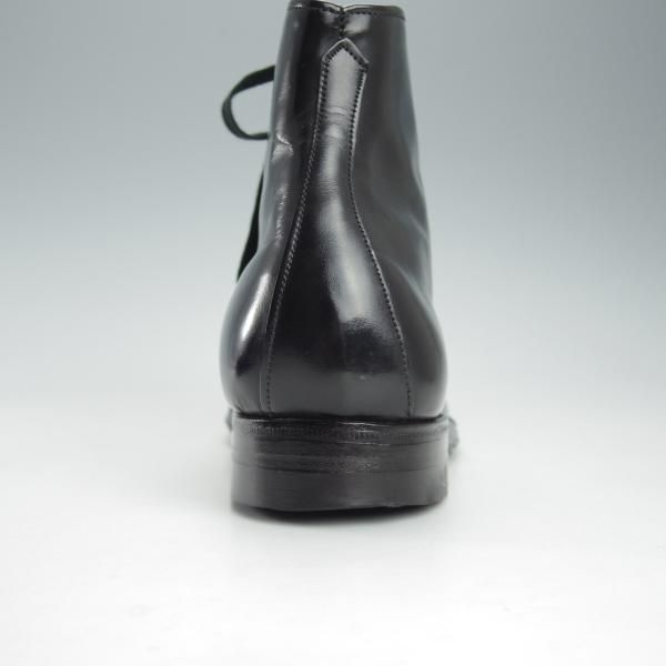 ★オールデン 5E【貴重★旧ロゴ/レースアップブーツ】502/パンチドキャップトゥ/黒/メンズ/Alden★i365