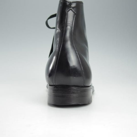 ★オールデン 5E【貴重★旧ロゴ/レースアップブーツ】502/パンチドキャップトゥ/黒/メンズ/Alden★i365