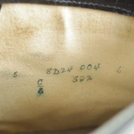 ★オールデン 5E【貴重★旧ロゴ/レースアップブーツ】502/パンチドキャップトゥ/黒/メンズ/Alden★i365