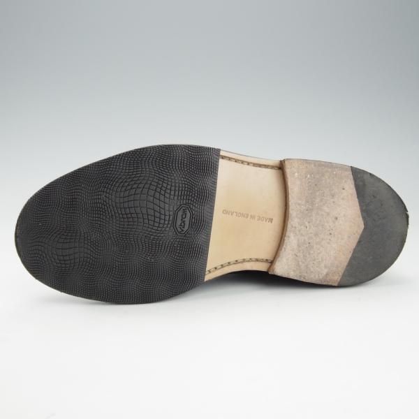 美品★トリッカーズ SIZE 5【モデル定価￥88,000-★ユニオンワークス別注/ストウ/STOW】5634/カントリーブーツ/黒/Tricker's★i366