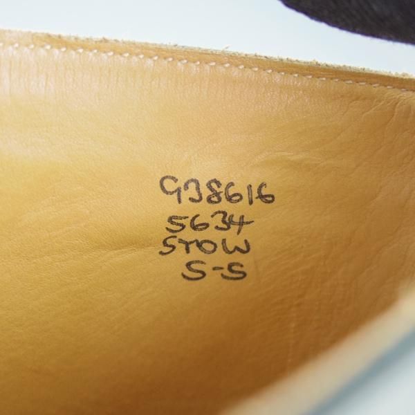 美品★トリッカーズ SIZE 5【モデル定価￥88,000-★ユニオンワークス別注/ストウ/STOW】5634/カントリーブーツ/黒/Tricker's★i366