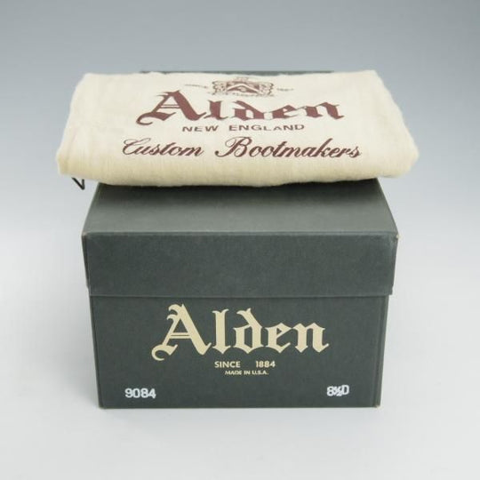 極美品★オールデン 8.5D【貴重★シガー色/コードバン/9084】ハンプトンラスト/セミブローグ/茶/メンズ/ALDEN★i367