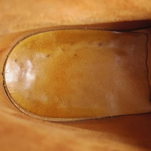 ★(英)シュナイダーブーツ UK6程度【国内定価15万円程度★パドックブーツ/レースアップブーツ】カーフ/茶/メンズ/SCHNIEDER BOOTS★i368