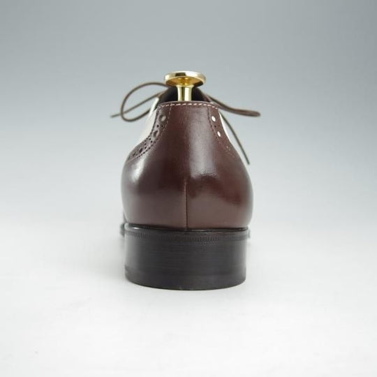 極美品★(伊)タニノクリスチー SIZE 6【定価15万円以上★最後期のスペクテイターシューズ/濃茶×白】コンビ/TANINO CRISCI★i369