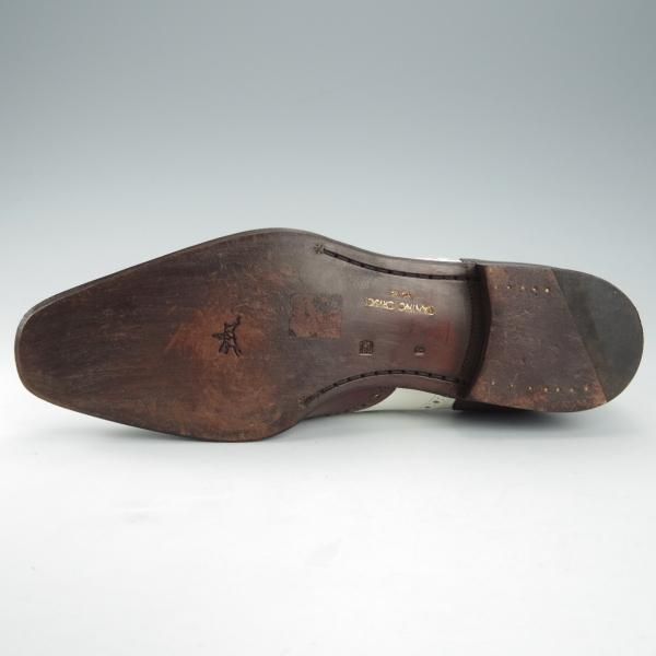 極美品★(伊)タニノクリスチー SIZE 6【定価15万円以上★最後期のスペクテイターシューズ/濃茶×白】コンビ/TANINO CRISCI★i369