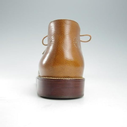 美品★(伊)シルヴァノ・ラッタンジ SIZE 8【高額★オーダー品/ハンドソーンウェルテッド製法】チャッカブーツ/薄茶/Silvano Lattanzi★i370