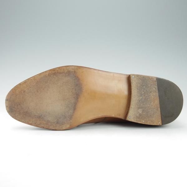 美品★(伊)シルヴァノ・ラッタンジ SIZE 8【高額★オーダー品/ハンドソーンウェルテッド製法】チャッカブーツ/薄茶/Silvano Lattanzi★i370