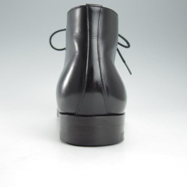 極美品★(英)フォスター&サン 6E【定価￥165,000-★ダイナイトソール仕様/STUDLEY】05ラスト/チャッカブーツ/カーフ/黒/FOSTER&SON★i375