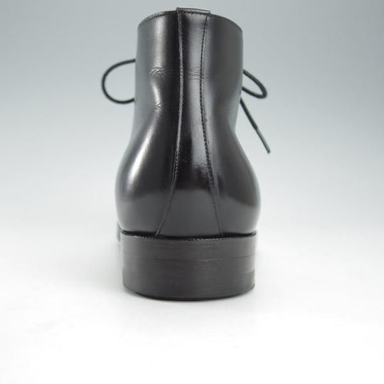 極美品★(英)フォスター&サン 6E【定価￥165,000-★ダイナイトソール仕様/STUDLEY】05ラスト/チャッカブーツ/カーフ/黒/FOSTER&SON★i375