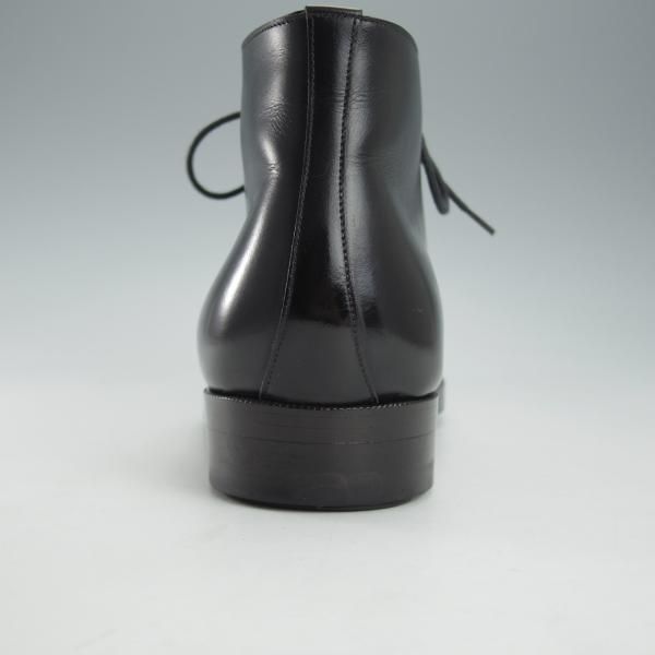 極美品★(英)フォスター&サン 6E【定価￥165,000-★ダイナイトソール仕様/STUDLEY】05ラスト/チャッカブーツ/カーフ/黒/FOSTER&SON★i375