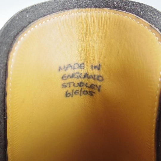 極美品★(英)フォスター&サン 6E【定価￥165,000-★ダイナイトソール仕様/STUDLEY】05ラスト/チャッカブーツ/カーフ/黒/FOSTER&SON★i375