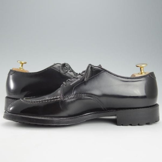 極美品★オールデン 8D【貴重★コードバン/プラザラスト仕様のNST】4335CY/ノルウィージャンフロント/Uチップ/黒/メンズ/ALDEN★i377