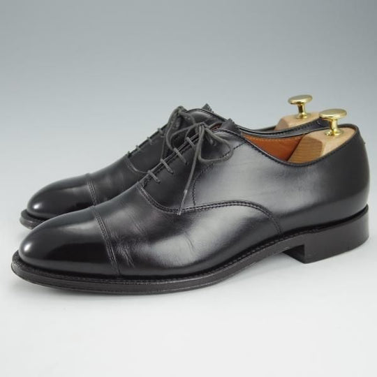 極美品★オールデン 8.5D【定価￥116,600-★ハンプトンラスト/907】ストレートチップ/カーフ/黒/メンズ/ALDEN★i378