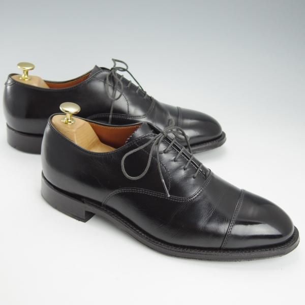 極美品★オールデン 8.5D【定価￥116,600-★ハンプトンラスト/907】ストレートチップ/カーフ/黒/メンズ/ALDEN★i378