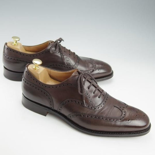 極美品★チャーチ 95F/UK9.5【現行定価￥176,000-★チェットウィンド/CHETWYND】173ラスト/フルブローグ/カーフ/濃茶/Church's★i381