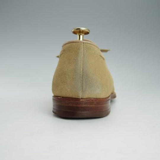 ★クロケット&ジョーンズ 7E【★リボンローファー/HAYLING 2】366ラスト/スエード/薄茶/メンズ/Crockett&Jones★i384