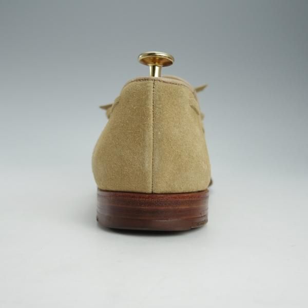 ★クロケット&ジョーンズ 7E【★リボンローファー/HAYLING 2】366ラスト/スエード/薄茶/メンズ/Crockett&Jones★i384