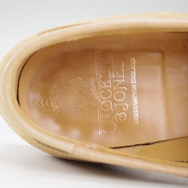 ★クロケット&ジョーンズ 7E【★リボンローファー/HAYLING 2】366ラスト/スエード/薄茶/メンズ/Crockett&Jones★i384