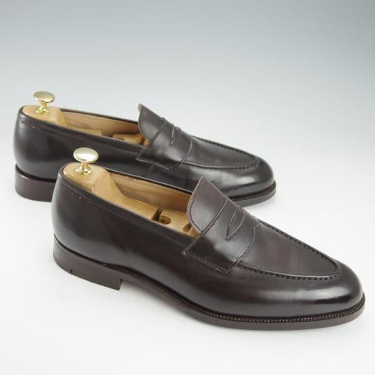 ★トリッカーズ SIZE 8.5【★コインローファー/HARVARD/7167】Espresso/エスプレッソ/濃茶/カーフ/メンズ/Tricker's★i387