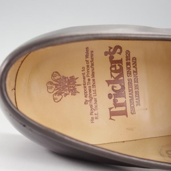 ★トリッカーズ SIZE 8.5【★コインローファー/HARVARD/7167】Espresso/エスプレッソ/濃茶/カーフ/メンズ/Tricker's★i387