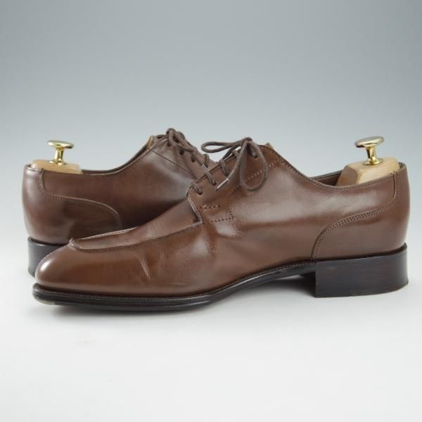 極美品★(英)アルフレッド・サージェント 7F【上級★エクスクルーシブライン/CHARLTON】Uチップ/カーフ/茶/メンズ/Alfred Sargent★i388