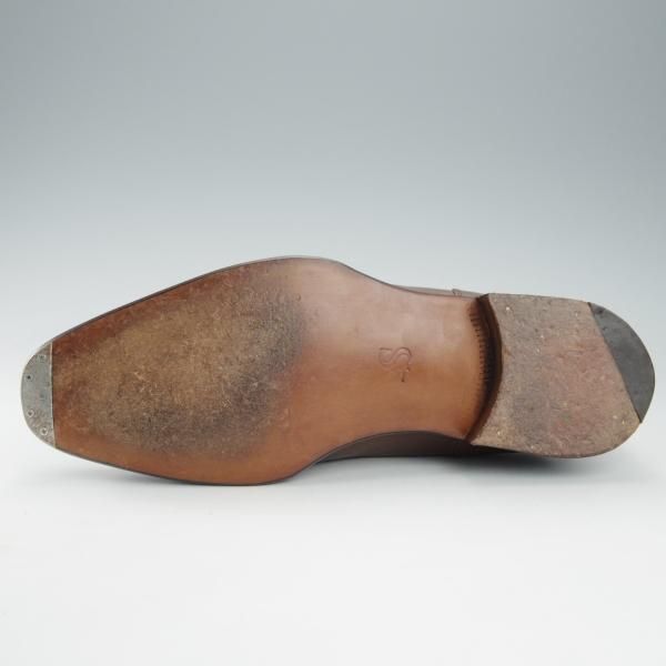 極美品★(英)アルフレッド・サージェント 7F【上級★エクスクルーシブライン/CHARLTON】Uチップ/カーフ/茶/メンズ/Alfred Sargent★i388