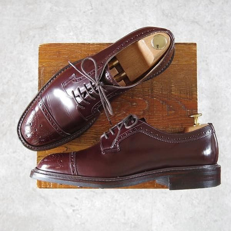 極上★(英)チーニー 6.5F【定価￥74,520-★ダイナイトソール仕様/GEORGE 4】ジョージ/125ラスト/セミブローグ/赤茶/メンズ/CHEANEY★i389